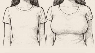 Если грудь у женщины маленькая, то это говорит о том, что…